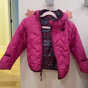 18-24 Mo North Face Reversible Full Zip Hoodie